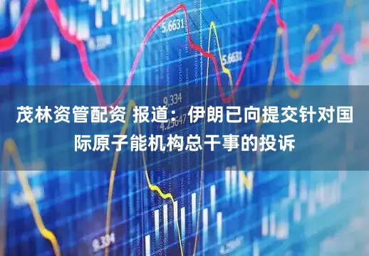 茂林资管配资 报道：伊朗已向提交针对国际原子能机构总干事的投诉