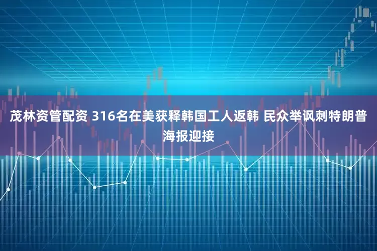 茂林资管配资 316名在美获释韩国工人返韩 民众举讽刺特朗普海报迎接